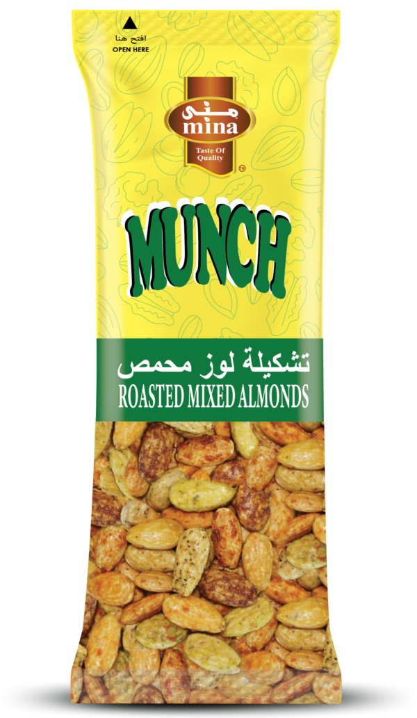 MUNCH ROASTED MIXED ALMONDS
