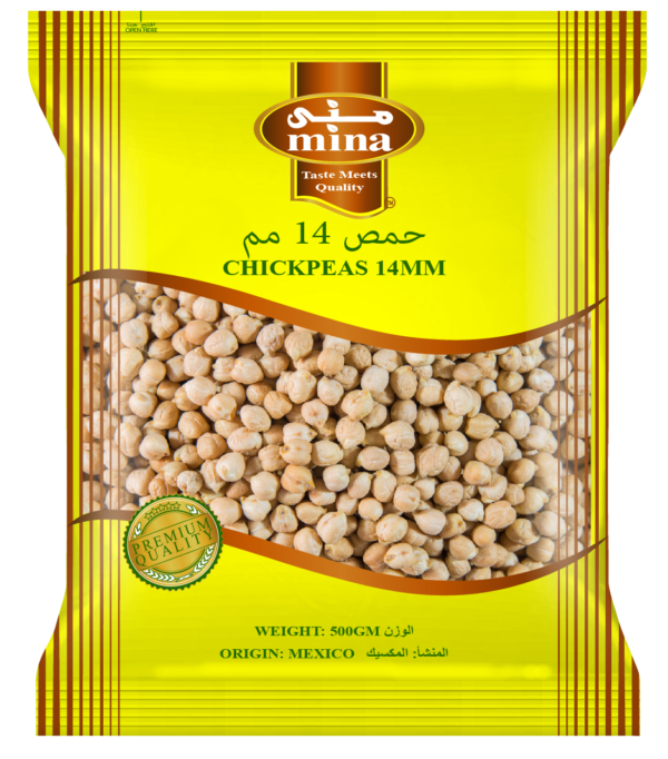 CHICKPEAS 14MM 500GM
